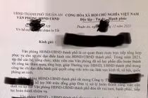 Thực hư thông tin Văn phòng UBND TP Thuận An "xin" doanh nghiệp 500 triệu đồng