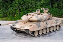 Xe tăng Đức Leopard 2A7 được trang bị hệ thống APS Trophy của Israel