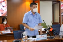 Ông Bùi Hoà An, Phó Giám đốc Sở Giao thông - Vận tải TPHCM phát biểu tại buổi họp báo.