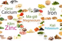 Bổ sung khoáng thực phẩm để cơ thể khỏe mạnh