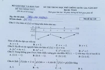 Bài giải 24 mã đề thi môn Toán THPT quốc gia 2019