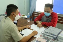 Đối tượng Nguyễn Hoàng Gia Bảo làm việc tại cơ quan công an.