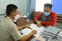 Đối tượng Nguyễn Hoàng Gia Bảo làm việc tại cơ quan công an.