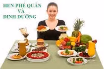 Bổ sung dinh dưỡng phòng chữa hen phế quản