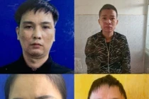 4 bị can Việt, Linh, Hà, Nam. (ảnh: Công an tỉnh Vĩnh Phúc).