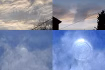 Bí ẩn vòng xoáy đồng tâm nhấp nháy trên bầu trời