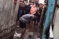 Bị điện giật tử vong khi đi vào vũng nước gần trụ điện sau mưa