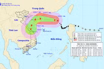 Bão số 11 sẽ đổi hướng đi từ vịnh Bắc bộ xuống miền Trung