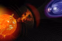 Tránh ra đường khi có bão Mặt trời