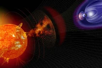 Tránh ra đường khi có bão Mặt trời