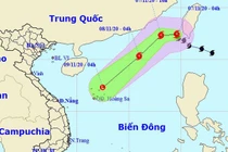 Bão số 11 suy yếu trên Biển Đông