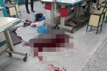 Hiện trường vụ án mạng.