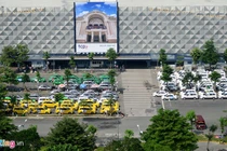 Làm thêm bãi đậu xe trước nhà ga quốc tế sân bay Tân Sơn Nhất