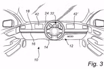 Volvo nộp bằng sáng chế cho loại vô lăng trượt, có thể lái ở cả 2 ghế