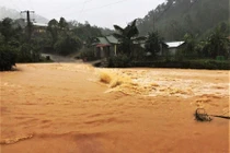 Mưa lũ gây ngập lụt tại Quảng Nam. Ảnh: PCTT