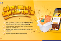 Chỉ sau 2 phút chạm - Nhận ngay hạn mức thấu chi và thẻ tín dụng lên tới 500 triệu đồng