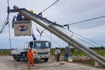 Bên trong xưởng sản xuất cột điện dự ứng lực ở Huế