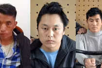 Nhóm đối tượng bị bắt giữ.