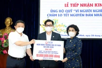 SCB đóng góp Quỹ "Vì người nghèo", chung tay chăm lo Tết cho người dân