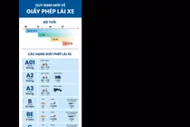 Quy định về bằng lái xe theo dự thảo luật mới