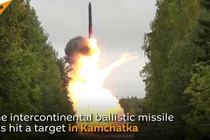 Video hoành tráng màn diễn tập chiến lược của tên lửa hạt nhân Nga