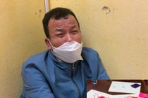 Đối tượng Phạm Văn Viên tại cơ quan công an.