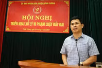 Vĩnh Tường tự chỉ ra nhiều vi phạm đất đai sau vụ thanh tra vòi tiền