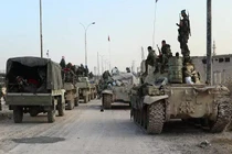 Không quân Nga "che đầu", Quân đội Syria truy quét IS trên sa mạc 