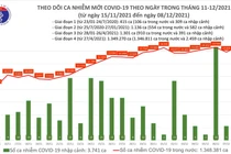 Ngày 8/12: Cả nước ghi nhận gần 15.000 ca, 230 ca tử vong