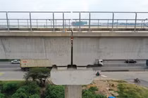 Đầu dầm metro số 1 lệch 8,5 cm sau sự cố rơi gối dầm