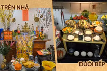 Mâm cỗ cúng ông Công ông Táo đặt ở đâu trong nhà?