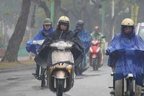 Ba đợt không khí lạnh liên tiếp tràn xuống nước ta