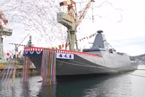 Mitsubishi Heavy Industries hạ thủy khu trục hạm lớp Mogami thứ tư cho JMSDF