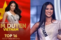 Video: Khoảnh khắc Kim Duyên được gọi tên vào top 16 Miss Universe 2021