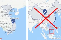 Facebook lại xóa Hoàng Sa, Trường Sa khỏi bản đồ Việt Nam