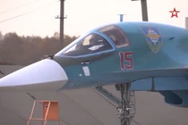 Video Máy bay ném bom chiến trường Su-34 diễn tập chiến đấu