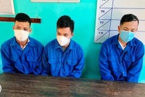 Nhóm đối tượng Trần Ly, Trần Văn Bi, Nguyễn Thanh Tuấn bị công an bắt giữ