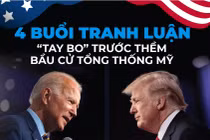 4 buổi tranh luận ‘tay bo’ trước thềm bầu cử Tổng thống Mỹ
