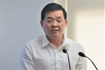 Ông Nguyễn Toàn Thắng, Giám đốc Sở TNMT TPHCM phát biểu tại hội nghị.