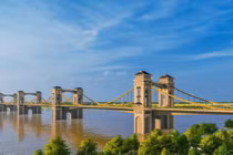 Hình ảnh cầu Trần Hưng Đạo 9.000 tỷ nối 2 quận Hoàn Kiếm và Long Biên