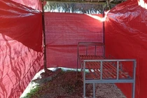 Thanh Hóa: Dựng lều cách ly người dân về quê ăn Tết