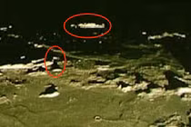 Ảnh nghi tháp quan sát cùng cấu trúc bí ẩn trên Mặt Trăng