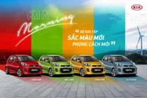 Kia Morning có thêm 4 mã màu mới tại Việt Nam, hợp phong thủy với nhiều người