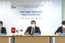 Họp báo Báo cáo hoạt động của Văn phòng JICA Việt Nam trong năm tài khóa 2020 (từ tháng 4/2020-tháng 3/2021).