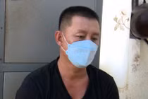 Đối tượng Ngô Văn Tèo tại cơ quan công an.