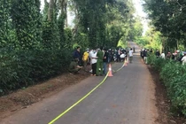 Đoạn đường xảy ra tai nạn. Ảnh: NLĐ.