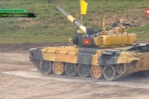Vòng đua cuối cùng Tank Biathlon, đội Việt Nam vào bán kết