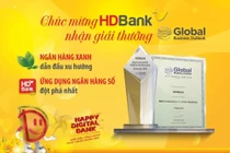 Ngân hàng Số, ngân hàng Xanh HDBank tiếp tục nhận giải thưởng quốc tế