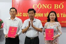 Bổ nhiệm nhân sự 4 tỉnh thành