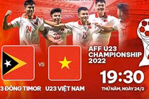 (19h30 ngày 24/2) U23 Việt Nam - U23 Timor Leste: “Cụ thể hóa”... ngôi vương